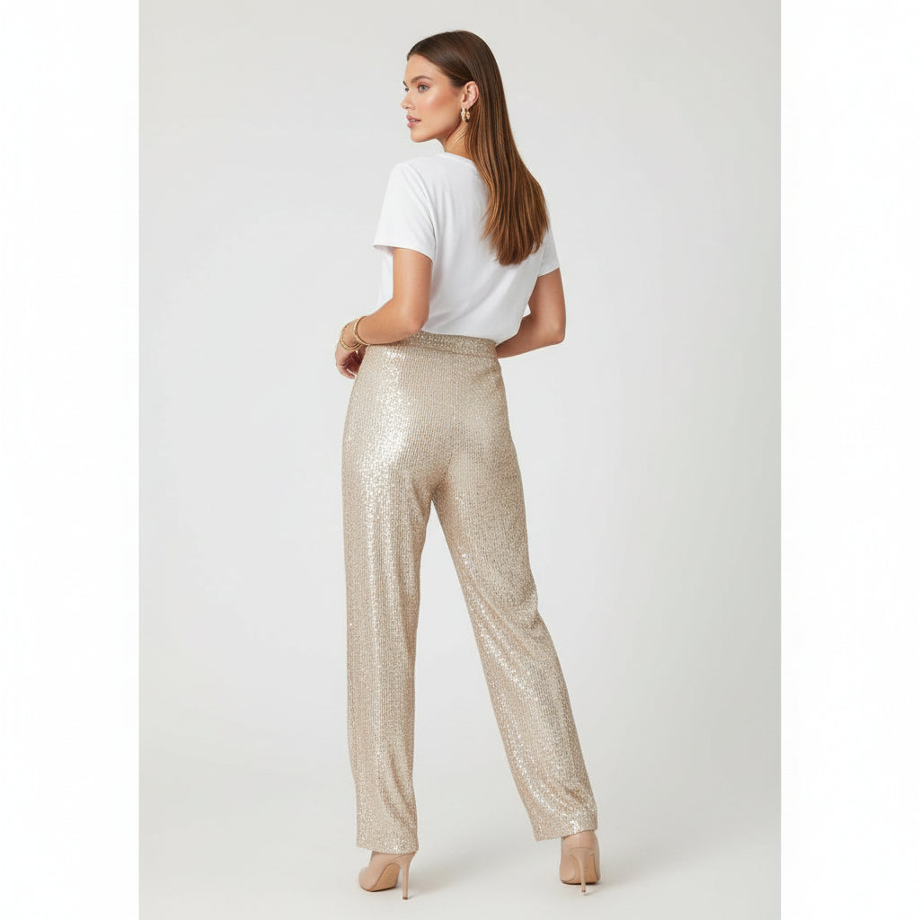 GLAZE SEQUIN PANTS