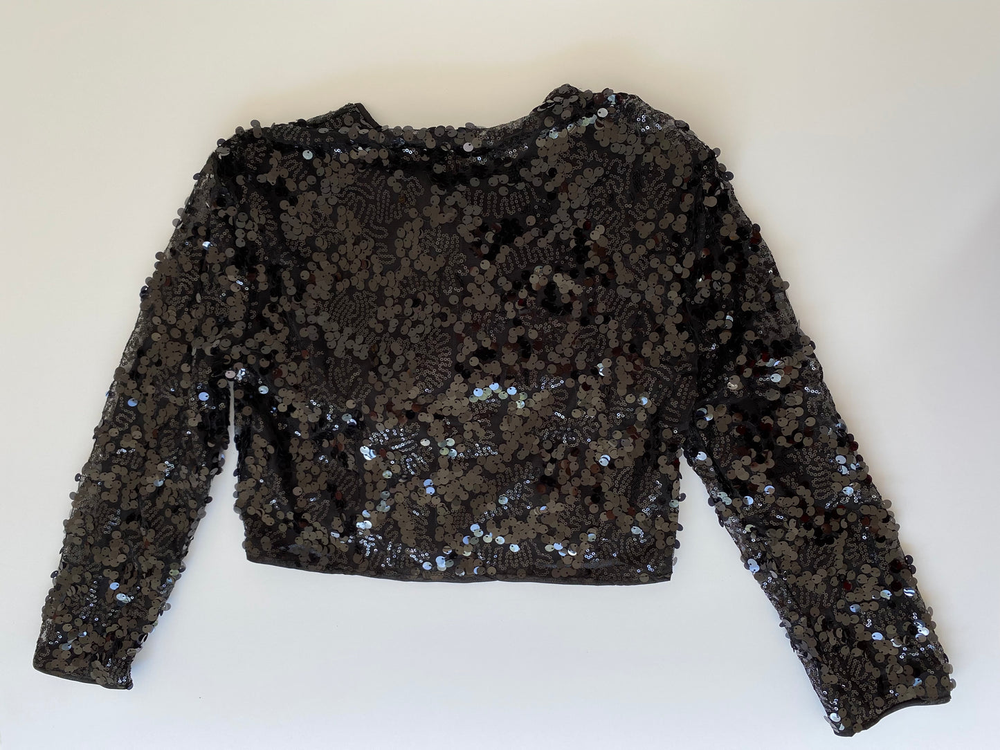SEQUIN CROPPED JACKET