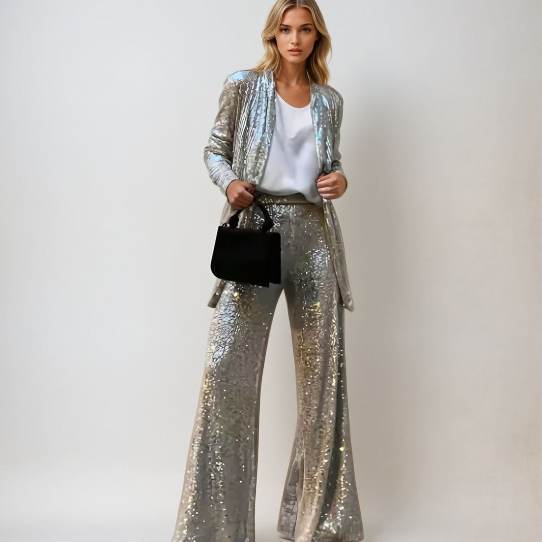 GLAZE SEQUIN PANTS